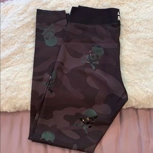 SoulCycle x ultracor camo skull legging
